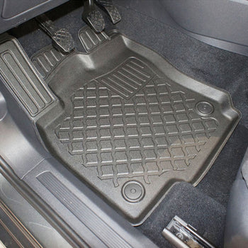 Alfombrillas tipo bandeja Volkswagen Touran II, fabricación 09.2015 - presente, carrocería furgoneta 5-7 plazas, sin tercera fila | 603415