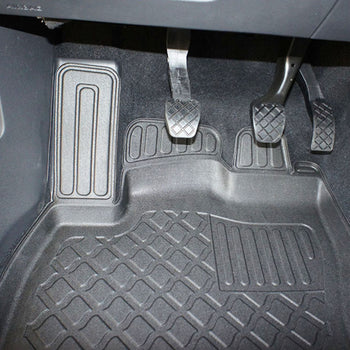 Alfombrillas tipo bandeja Volkswagen Touran II, fabricación 09.2015 - presente, carrocería furgoneta 5-7 plazas, sin tercera fila | 603415