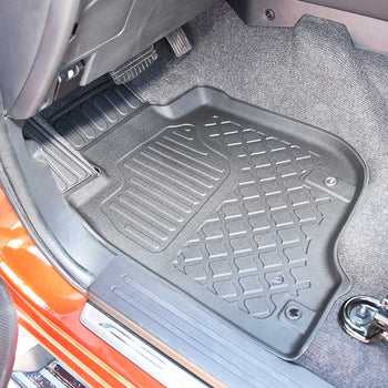 Alfombrillas tipo bandeja Mitsubishi L200, fabricación 06.2015 - presente, carrocería camioneta doble cabina | 603495