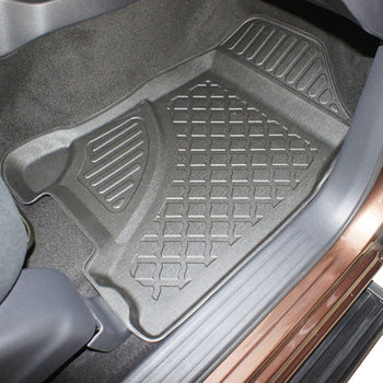 Alfombrillas tipo bandeja Mercedes Clase X Clasa X, fabricación 01.2016 - presente, carrocería camioneta sin el extintor fijado al pasajero de la derecha | 603361