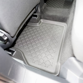 Alfombrillas tipo bandeja Volkswagen Caddy Maxi, fabricación 11.2020 - presente, carrocería furgoneta 5-7 plazas, sin tercera fila | 603886