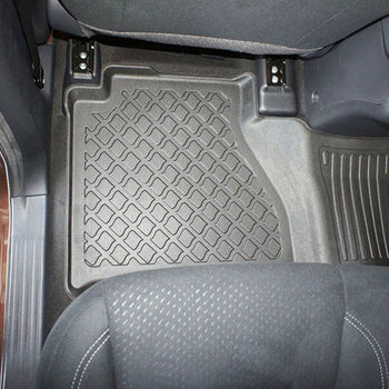 Alfombrillas tipo bandeja Mercedes Clase X Clasa X, fabricación 01.2016 - presente, carrocería camioneta sin el extintor fijado al pasajero de la derecha | 603361