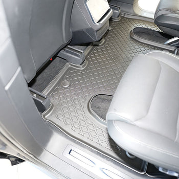 Alfombrillas tipo bandeja Tesla Model X Facelift, fabricación 01.2021 - presente, carrocería suv, 6 plazas, segunda fila #2