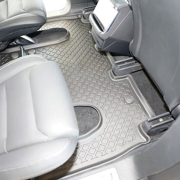 Alfombrillas tipo bandeja Tesla Model X Facelift, fabricación 01.2021 - presente, carrocería suv, 6 plazas, segunda fila #2