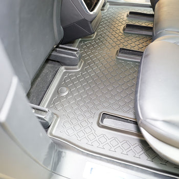 Alfombrillas tipo bandeja Tesla Model X Facelift, fabricación 01.2021 - presente, carrocería suv 5-7 plazas, 2da y 3ra fila | 683875