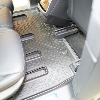 Alfombrillas tipo bandeja Tesla Model X Facelift, fabricación 01.2021 - presente, carrocería suv 5-7 plazas, 2da y 3ra fila | 683875