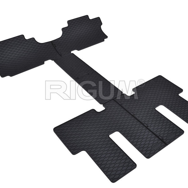 Alfombrillas de coche Hyundai Staria, fabricación 2022 - presente, carrocería furgoneta 7 asientos, 2da y 3ra fila | 905922