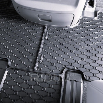 Alfombrillas de coche Hyundai Staria, fabricación 2022 - presente, carrocería furgoneta 7 asientos, 2da y 3ra fila | 905922