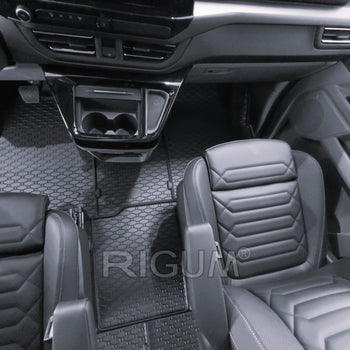 Alfombrillas de coche Ford Transit Custom II, fabricación 2024 - presente, carrocería furgoneta 2 plazas, túnel incluido | 906226