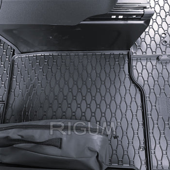 Alfombrillas de coche Volkswagen T7 Caravelle, fabricación 2025 - presente, carrocería furgoneta 2 plazas, túnel incluido | 906226