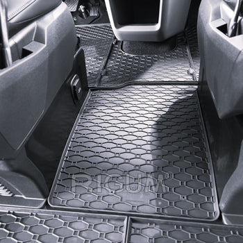 Alfombrillas de coche Ford Tourneo Custom II, fabricación 2024 - presente, carrocería furgoneta 2 plazas, túnel incluido | 906226