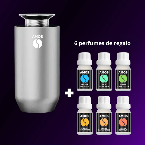 AMOS ONE PACK Difusor Inteligente  + 6 perfumes de regalo