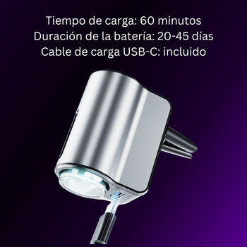 Pack Amos mini Pink – difusor de aromas gris + set rosa con 7 recambios de fragancias