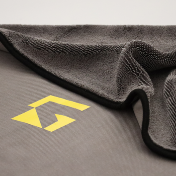 Paquete: 2 x toalla de microfibra  para coche Arka Ride 1000 GSM ultra grande + 2 x guantes de microfibra de REGALO