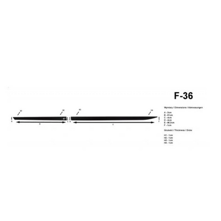 Molduras laterales Skoda Fabia IV, fabricación 09.2021 - presente, carrocería hatchback #4