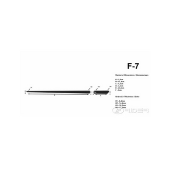 Molduras laterales BMW Serie 7 E65, fabricación 09.2001 - 2008, carrocería sedán #1
