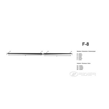 Molduras laterales Ford Edge II, fabricación 05.2016 - presente, carrocería suv #1