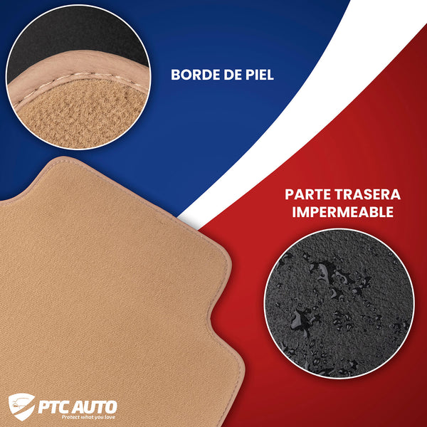 Alfombrillas de moqueta beige Audi Q3 I, fabricación 08.2011 - 06.2018, carrocería suv #1