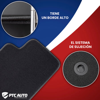 Alfombrillas de moqueta (negro) Mazda 6 III, fabricación 01.2013 - presente, carrocería camioneta | M300704