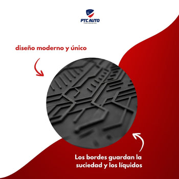Alfombrillas de goma delanteras Kia Sportage IV (QL), fabricación 2016 - 2019, carrocería suv (2 uds.) | ND546610