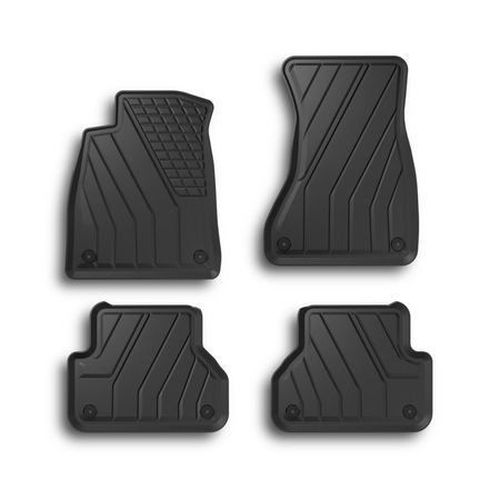 Alfombrillas tipo bandeja Audi A4 B9, fabricación 11.2015 - presente, carrocería sedán #1