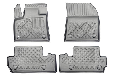 Alfombrillas tipo bandeja Peugeot 3008 II, fabricación 11.2016 - presente, carrocería suv no corresponde al híbrido y híbrido4, con sistema focal hi-fi | 603573