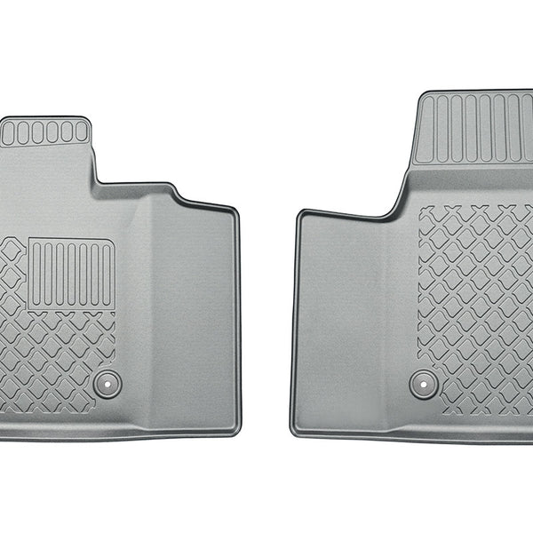 Alfombrillas tipo bandeja Volkswagen T7 Multivan eHybrid PHEV, fabricación 10.2021 - presente, carrocería furgoneta batalla larga, alfombrillas delanteras | 653893