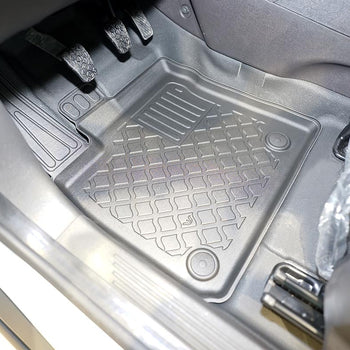 Alfombrillas tipo bandeja Ford Transit Courier II, fabricación 06.2014 - presente, carrocería furgoneta 2 plazas, juego completo para asientos delanteros | 654056