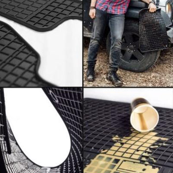 Alfombrillas de coche Hyundai Santa Fe IV, fabricación 08.2018 - 2020, carrocería suv | ET411142