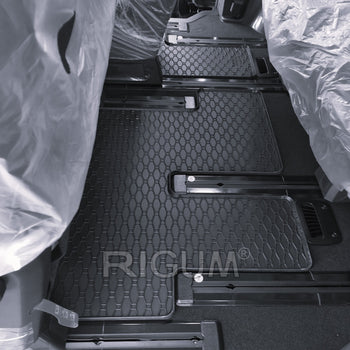 Alfombrillas de coche Hyundai Staria, fabricación 2022 - presente, carrocería furgoneta 2da y 3ra fila, 9 asientos | 905939