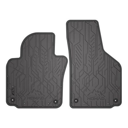 Alfombrillas de goma delanteras Skoda Octavia II, fabricación 03.2004 - 01.2013, carrocería hatchback (2 uds.) | ND0361