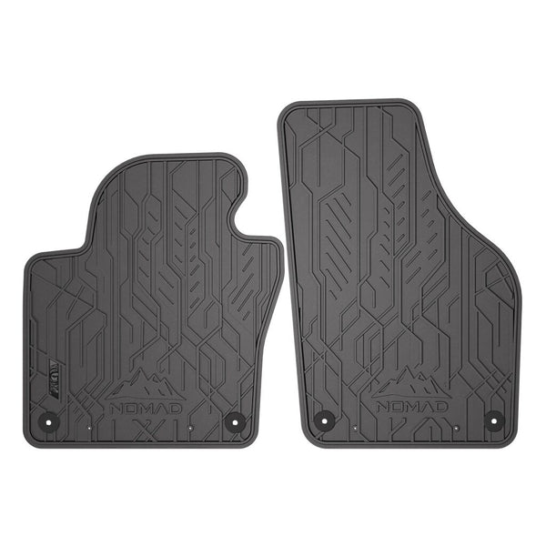 Alfombrillas de goma delanteras Volkswagen Tiguan I, fabricación 07.2007 - 04.2016, carrocería suv (2 uds.) | ND0400