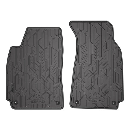 Alfombrillas de goma delanteras Volkswagen Passat B5, fabricación 10.1996 - 2005, carrocería sedán (2 uds.) | ND0396