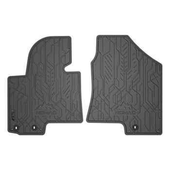Alfombrillas de goma delanteras Hyundai Tucson, fabricación 2009 - 2015, carrocería suv (2 uds.) | ND0422