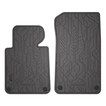 Alfombrillas de goma delanteras BMW Serie 3 E46, fabricación 1998 - 02.2005, carrocería sedán (2 uds.) | ND0660