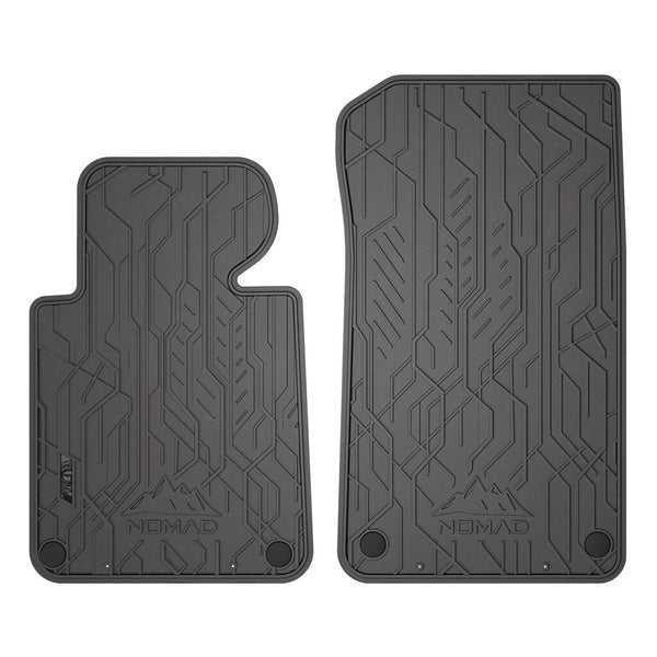 Alfombrillas de goma delanteras BMW Serie 3 E46, fabricación 1998 - 02.2005, carrocería sedán (2 uds.) | ND0660