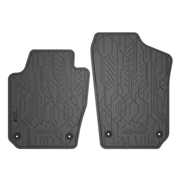 Alfombrillas de goma delanteras Seat Ibiza IV, fabricación 05.2008 - 05.2017, carrocería hatchback (2 uds.) | ND0404