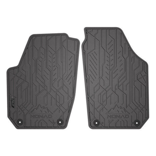 Alfombrillas de goma delanteras Skoda Fabia II, fabricación 03.2007 - 10.2014, carrocería camioneta (2 uds.) | ND0017