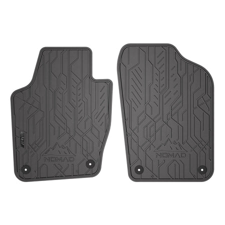 Alfombrillas de goma delanteras Volkswagen Polo V, fabricación 05.2009 - 09.2017, carrocería hatchback (2 uds.) | ND0394