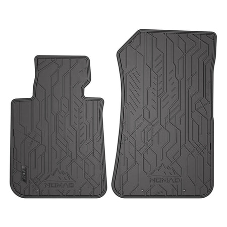 Alfombrillas de goma delanteras BMW Serie 1 E87, fabricación 09.2004 - 2011, carrocería hatchback (2 uds.) | ND0662
