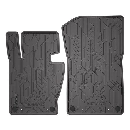 Alfombrillas de goma delanteras BMW X3 E83, fabricación 01.2004 - 10.2010, carrocería suv (2 uds.) | ND0667