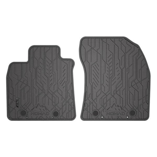 Alfombrillas de goma delanteras Toyota Avensis III, fabricación 01.2009 - 08.2018, carrocería sedán (2 uds.) | ND0802
