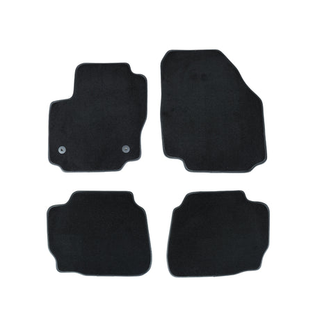 Alfombrillas de moqueta (negro) Mercedes Clase C W204, fabricación 04.2007 - 02.2014, carrocería sedán | 1041554BLACK