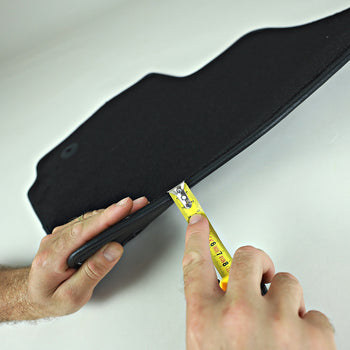 Alfombrillas de moqueta (negro) Toyota Avensis III, fabricación 01.2009 - 08.2018, carrocería camioneta, sistema de suejción redondo | 1080354BLACK