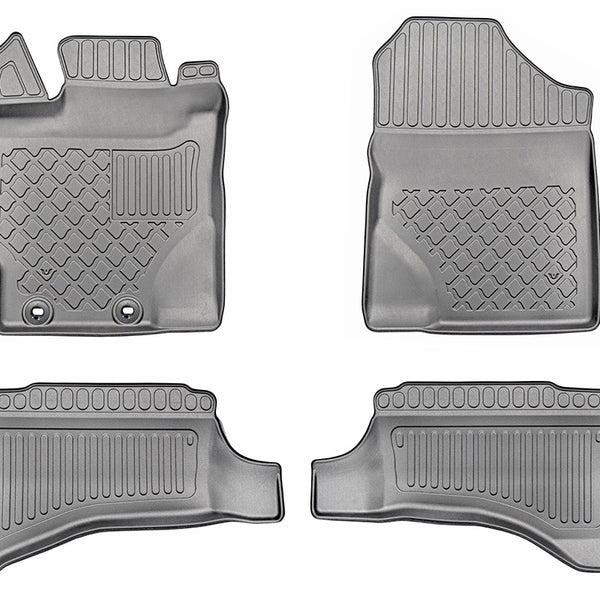 Alfombrillas tipo bandeja Toyota Yaris III Hybrid, fabricación 2015 - 08.2020, carrocería hatchback, híbrido #1 - 1