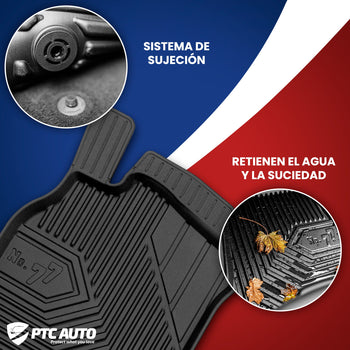 Alfombrillas tipo bandeja Peugeot 407, fabricación 2004 - 12.2010, carrocería camioneta #2 - 3