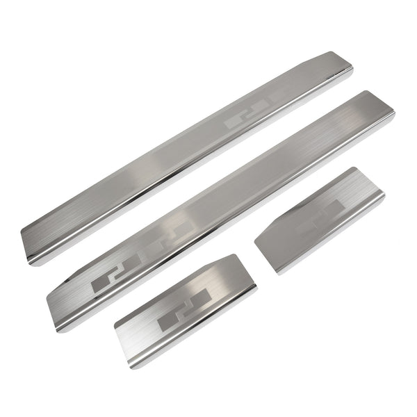 Protección de umbral de puerta de acero inoxidable Fiat Tipo, fabricación 01.2016 - presente, carrocería sedán #1 - 1